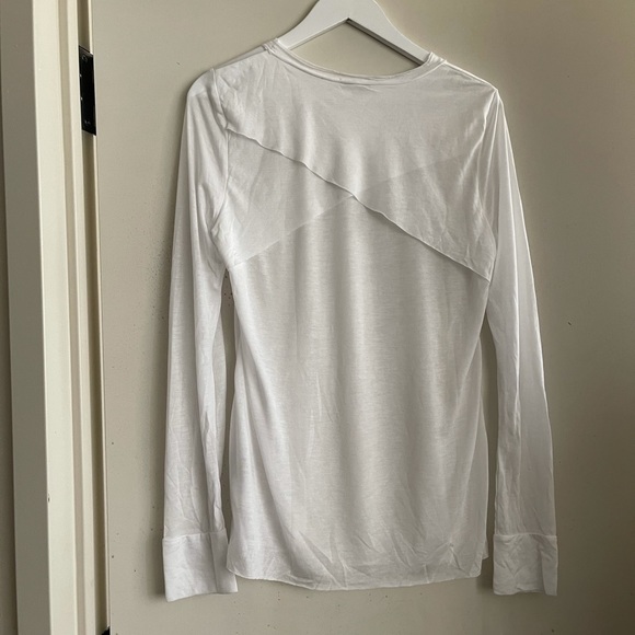 Koral Long Sleeve White T- Shirt NWT - Picture 2 of 2